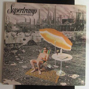 Supertramp, Crisis? What Crisis?, Vintage, Vinyl, Album, Music, 70s, Rock